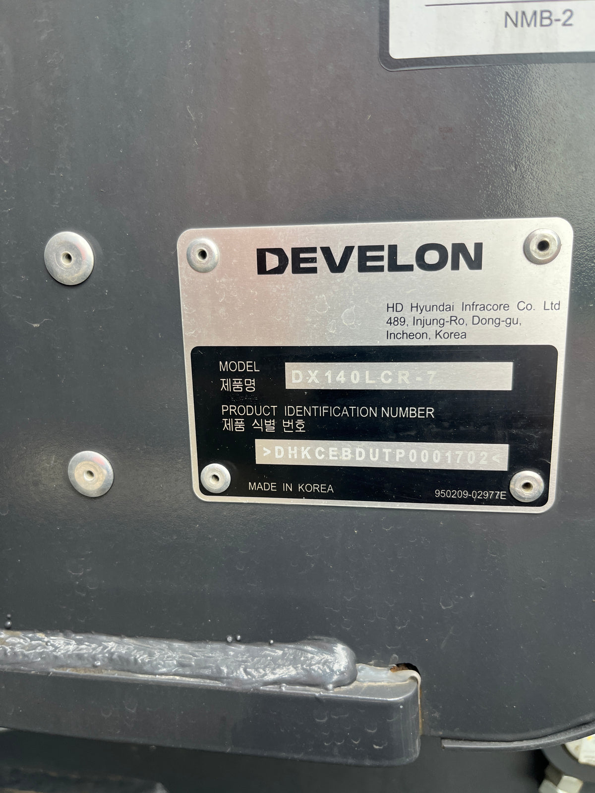 DEVELOIN DX140LCR-7: New