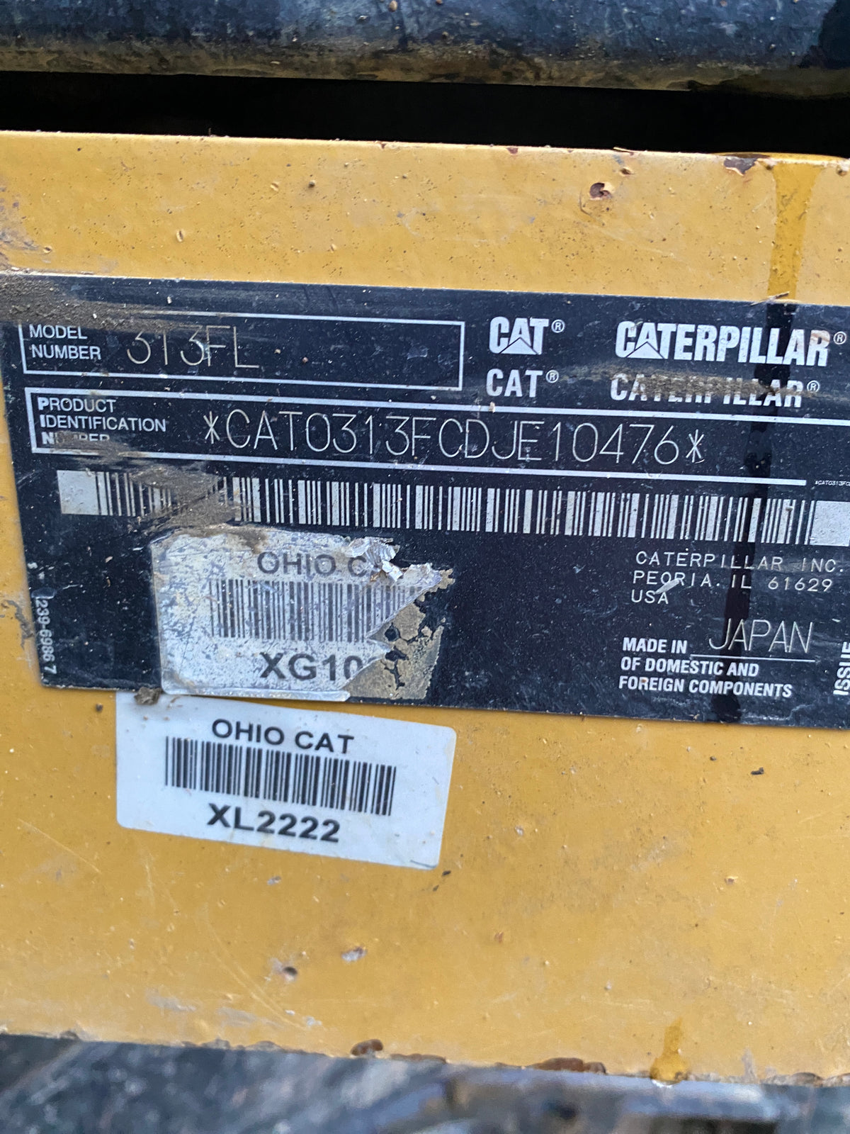 Caterpillar 313FL